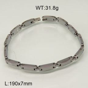 SS Ceramic Bracelet  6B90033aivb-244