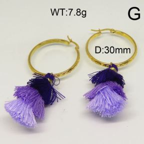 SS Earrings  6E30101ablb-212