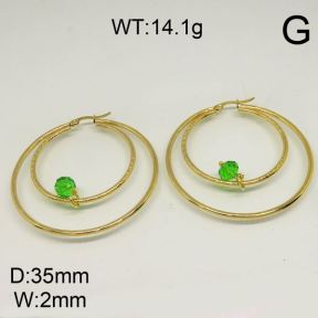 SS Earrings  6E40114ablb-212