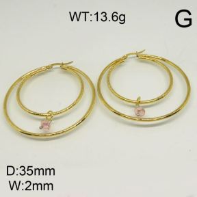 SS Earrings  6E40115ablb-212