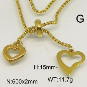 SS Necklace  6N20087vbnb-312