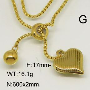 SS Necklace  6N20089vbnb-312