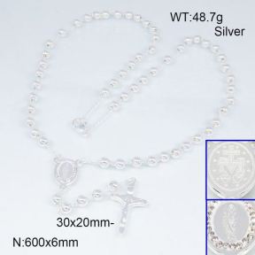 SS Necklace  6N20650vhll-692