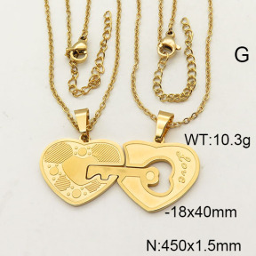 SS Necklace  6N21157vbnb-704