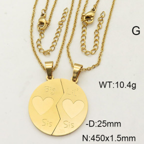 SS Necklace  6N21161vbnb-704