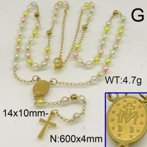 SS Necklace  6N30025vhha-452