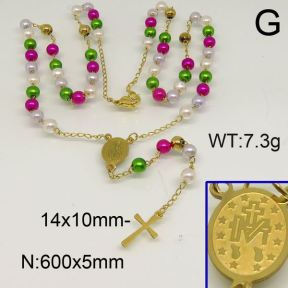 SS Necklace  6N30026vhha-452