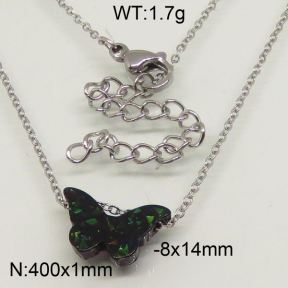 SS Necklace  6N30032ablb-493