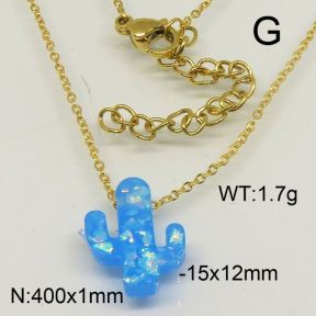 SS Necklace  6N30039vbmb-493