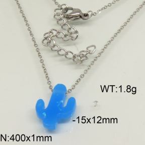 SS Necklace  6N30040ablb-493
