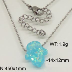SS Necklace  6N30044ablb-493