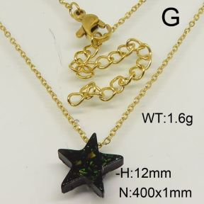 SS Necklace  6N30046vbmb-493
