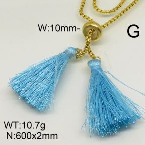 SS Necklace  6N30047vbmb-312