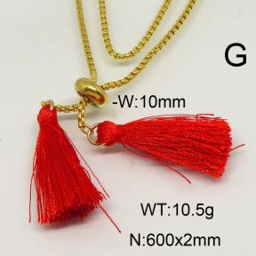 SS Necklace  6N30050vbmb-312