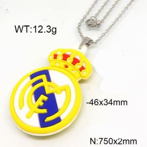 SS Necklace  6N30206vbmb-628