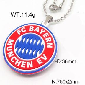 SS Necklace  6N30216vbmb-628