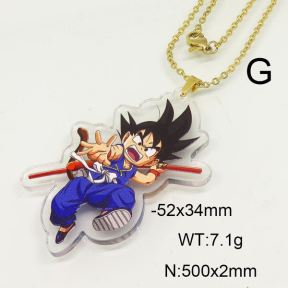 SS Necklace  6N30238bbml-628