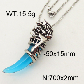 SS Necklace  6N4001139vbpb-317