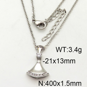 SS Necklace  6N4001216bhva-691