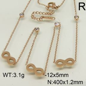 SS Necklace  6N40056vbpb-488