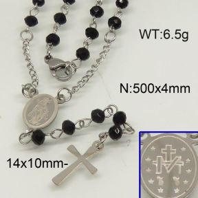 SS Necklace  6N40081vbpb-452