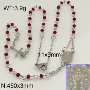 SS Necklace  6N40083vbpb-452