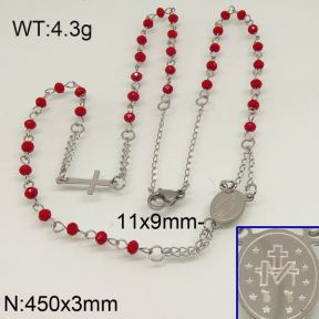 SS Necklace  6N40084vbpb-452