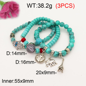 Fashion Bracelet  F3B402611bbov-K102