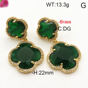 Fashion Brass Earrings  F6E41788ahpv-L002