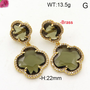 Fashion Brass Earrings  F6E41789ahpv-L002