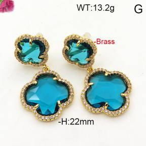Fashion Brass Earrings  F6E41790ahpv-L002