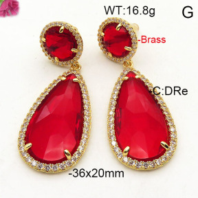 Fashion Brass Earrings  F6E41807vihb-L002