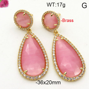 Fashion Brass Earrings  F6E41812vihb-L002
