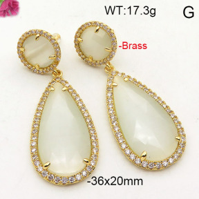 Fashion Brass Earrings  F6E41813vihb-L002