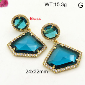 Fashion Brass Earrings  F6E41819aivb-L002