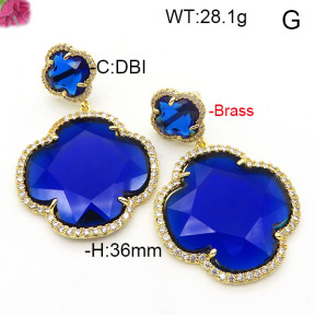 Fashion Brass Earrings  F6E41842bika-L002