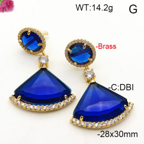 Fashion Brass Earrings  F6E41849aivb-L002