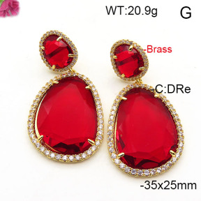 Fashion Brass Earrings  F6E41865vihb-L002