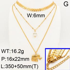 Shell Pearl Necklaces  FN0900026vhhl