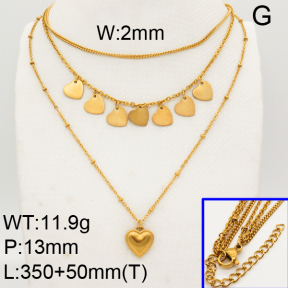 SS Necklace  FN0900240bhbl