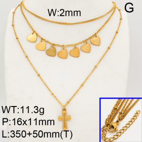SS Necklace  FN0900241bhbl