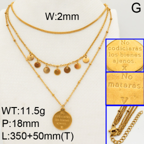 SS Necklace  FN0900246bhbl